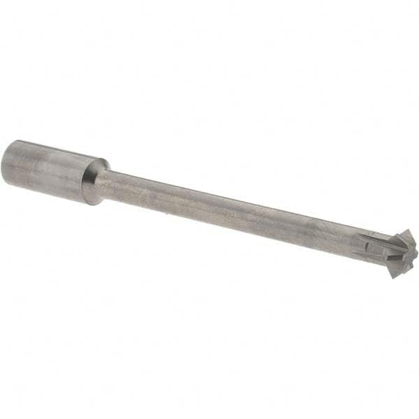 Accupro - 5/16° 5/16" Cut Diam, 1/8" Cut Width, 5/16" Shank, Solid Carbide Double-Angle Cutter - Industrial Tool & Supply