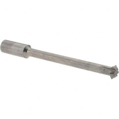 Accupro - 5/16° 5/16" Cut Diam, 1/8" Cut Width, 5/16" Shank, Solid Carbide Double-Angle Cutter - Industrial Tool & Supply