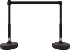 Banner Stakes - 42" High Plastic Pedestrian Barrier - 15' Long Rope - Industrial Tool & Supply