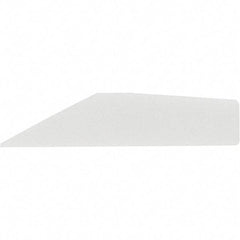 Noga - T80 Bi-Directional Ceramic Deburring Scraper Blade - Flat Blade Cross Section - Industrial Tool & Supply
