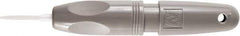 Noga - Bi-Directional Hand Deburring Flat Scraper Tool - Ceramic Blade, 35mm Blade Length, Hole Chamfering - Industrial Tool & Supply