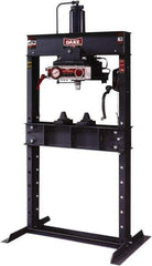 Dake - 75 Ton Air/Hydraulic Shop Press - 10" Stroke - Industrial Tool & Supply