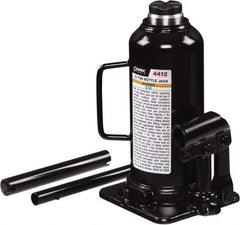 Sunex Tools - 12 Ton Capacity Bottle Jack - 9.1" to 18.3" High, 5.71" Long x 4.96" Wide Base - Industrial Tool & Supply