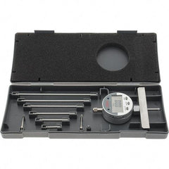 SPI - 0" to 22" Steel Electronic Depth Gage - 0.001" Accuracy, 0.0005" Resolution, 4" Base Length - Industrial Tool & Supply
