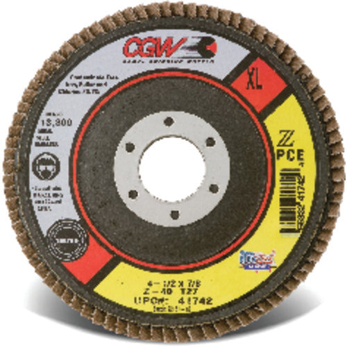 ‎CGW 4-1/2X7/8 T27 Z-PCE XL 60G - Industrial Tool & Supply