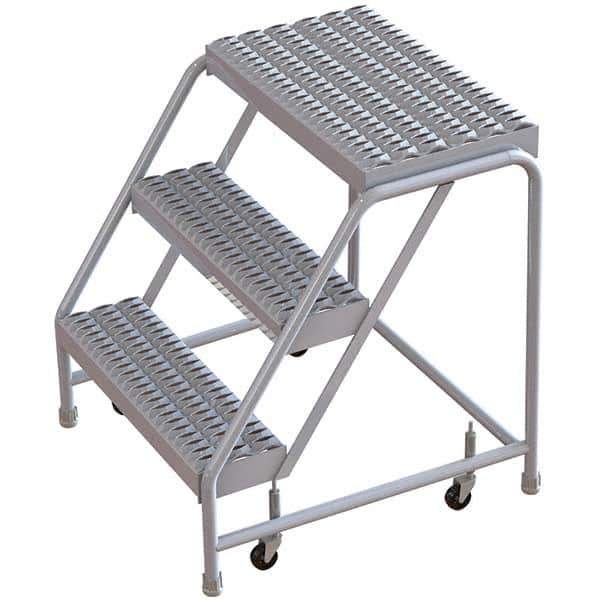 TRI-ARC - Rolling & Wall Mounted Ladders & Platforms Type: Rolling Warehouse Ladder Style: Rolling Safety Ladder - Industrial Tool & Supply