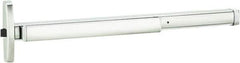 Stanley - 2' 4" to 3' Door Width Rim Exit Device - Satin Stainless Steel Finish - Industrial Tool & Supply