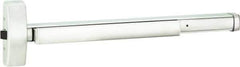 Stanley - 2' 4" to 3' Door Width Rim Exit Device - Satin Stainless Steel Finish - Industrial Tool & Supply
