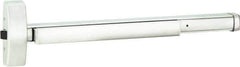 Stanley - 2' 4" to 3' Door Width Rim Exit Device - Fire Rated, Satin Stainless Steel Finish - Industrial Tool & Supply