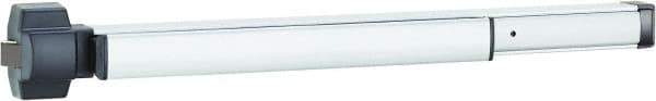 Stanley - 2' 4" to 3' Door Width Rim Exit Device - Aluminum Finish - Industrial Tool & Supply