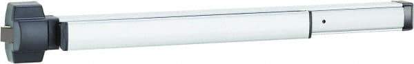 Stanley - 2' 4" to 3' Door Width Rim Exit Device - Aluminum Finish - Industrial Tool & Supply