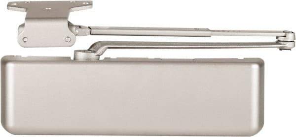 Stanley - Multi-Size Closer Manual Damper - Aluminum Finish, Non-Handed - Industrial Tool & Supply