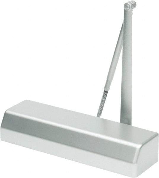 Stanley - Multi-Size Closer Manual Damper - Aluminum Finish, Non-Handed - Industrial Tool & Supply