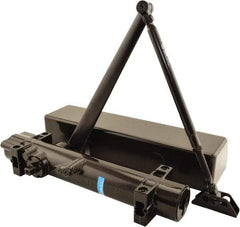 Stanley - Multi-Size Closer Manual Damper - Dark Bronze Finish, Non-Handed - Industrial Tool & Supply