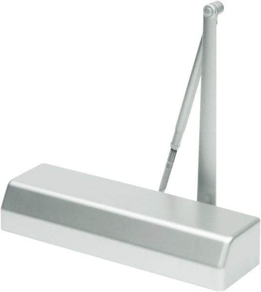 Stanley - Multi-Size Closer Manual Damper - Aluminum Finish, Non-Handed - Industrial Tool & Supply