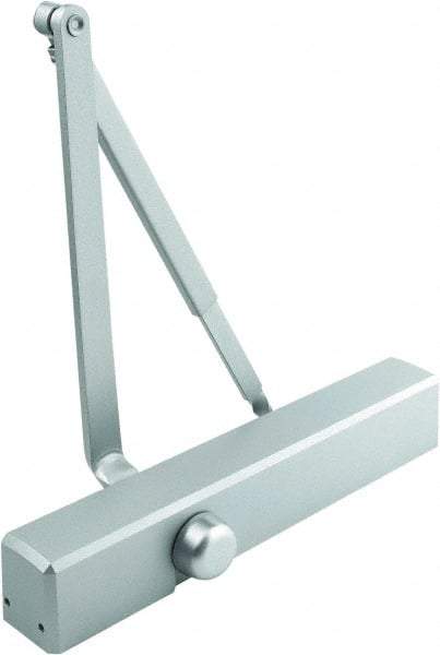 Stanley - Multi-Size Closer Manual Damper - Aluminum Finish, Non-Handed - Industrial Tool & Supply