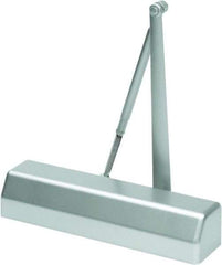 Stanley - Multi-Size Closer Manual Damper - Aluminum Finish, Non-Handed - Industrial Tool & Supply