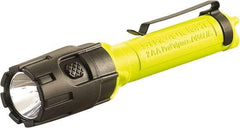 Streamlight - White LED Bulb, 175 Lumens, Industrial/Tactical Flashlight - Yellow Polycarbonate Body, 2 AA Alkaline Batteries Included - Industrial Tool & Supply