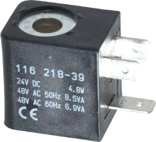 ARO/Ingersoll-Rand - 24 DC Volt, Din Connection Coil Lead Length, Class F, Solenoid Coil - 4.8 Watt, NEMA 4 Enclosure, Use with ARO Solenoid Valve - Industrial Tool & Supply