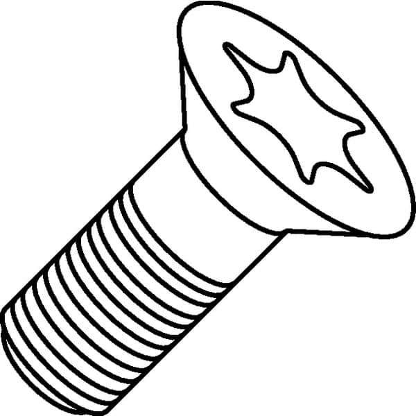 Kennametal - Torx Plus Insert Screw for Indexable High Feed Milling Cutters - For Use with Shell Mills - Industrial Tool & Supply