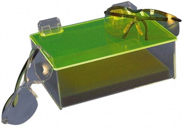 NMC - Tray Style Acrylic Safety Glasses Dispenser - 9 Inch Wide x 3 Inch High x 6 Inch Deep, Table and Wall Mount - Industrial Tool & Supply