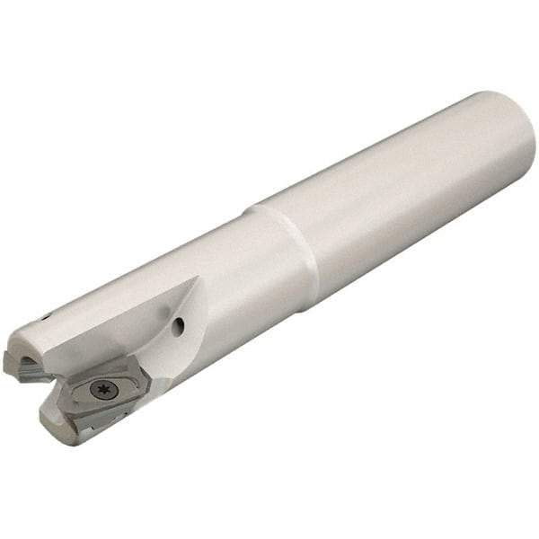 Iscar - 1-1/4" Cut Diam, 0.531" Max Depth of Cut, 1-1/4" Shank Diam, 5-1/2" OAL, Indexable Square Shoulder End Mill - HM90 AXCR 1505.. Inserts, Cylindrical Shank, 90° Lead Angle, Through Coolant, Series Helialu - Industrial Tool & Supply