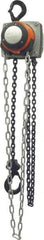 CM - 2,000 Lb Lifting Capacity, 15' Lift Height, Hand Hoist - Made from Chain, 49' Overhaul to Lift 1', 54 Lb Avg Pull to Lift Rated Load, 1 Chain - Industrial Tool & Supply