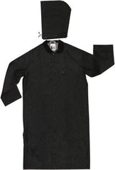 MCR Safety - Size M, Black, Rain Jacket - 2 Pockets - Industrial Tool & Supply