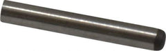 Made in USA - 2mm Diam x 14mm Pin Length 416 Stainless Steel Precision Dowel Pin - C 36-42 Hardness, 1 Beveled & 1 Rounded End - Industrial Tool & Supply