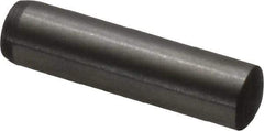 Made in USA - 4mm Diam x 16mm Pin Length 416 Stainless Steel Precision Dowel Pin - C 36-42 Hardness, 1 Beveled & 1 Rounded End - Industrial Tool & Supply
