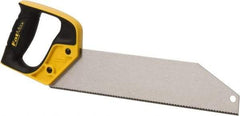 Stanley - 12" Steel Blade PVC Saw - Plastic Handle, Closed Grip, 15" OAL - Industrial Tool & Supply