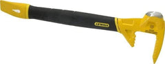 Stanley - 15" OAL Functional Utility Bar - 5" Tip Width, Forged Steel - Industrial Tool & Supply