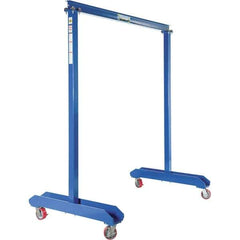 Vestil - 2,000 Lb Load Capacity, Steel Gantry Crane - 6' Span - Industrial Tool & Supply
