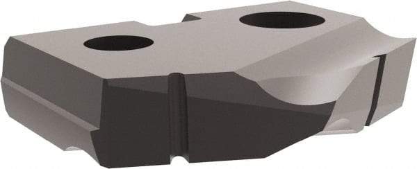 Allied Machine and Engineering - 27/32" Diam x 5/32" Thick, Seat Code 1, 132° Included Angle Spade Drill Insert - Diamond Coated, Carbide, Series T-A - Industrial Tool & Supply