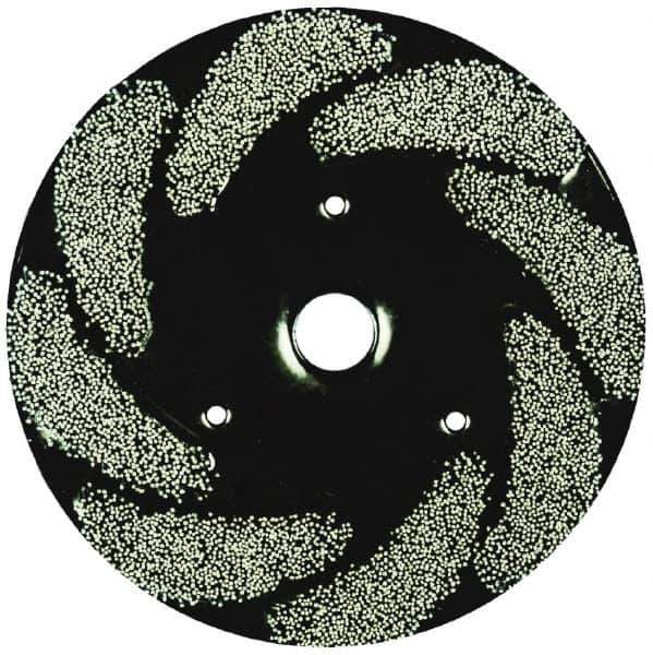 Osborn - 3" 80 Grit Silicon Carbide Straight Disc Brush - Medium Grade, Plain Hole Connector, 1-1/2" Trim Length, 3/4" Shank Diam, 7/8" Arbor Hole - Industrial Tool & Supply