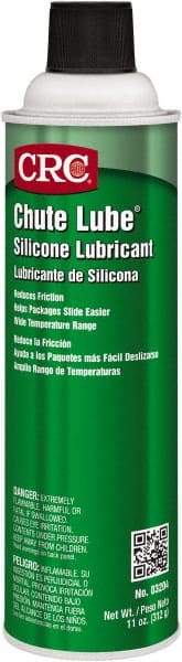 CRC - 20 oz Aerosol Nondrying Film/Silicone Penetrant/Lubricant - Clear & White, -40°F to 400°F, Food Grade - Industrial Tool & Supply