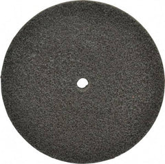 Brite Star - 6" Diam, 1/2" Face Width, 1/2" Center Hole, Fine Grade, Silicon Carbide Deburring Wheel - Unitized, Soft Density 2 Grade, 5,000 RPM - Industrial Tool & Supply