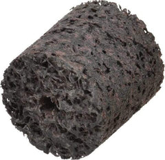 Brite Star - 1" Diam, 1" Face Width, 3/16" Center Hole, Coarse Grade, Aluminum Oxide Deburring Wheel - Unitized, Hard Density 7 Grade, 35,100 RPM - Industrial Tool & Supply