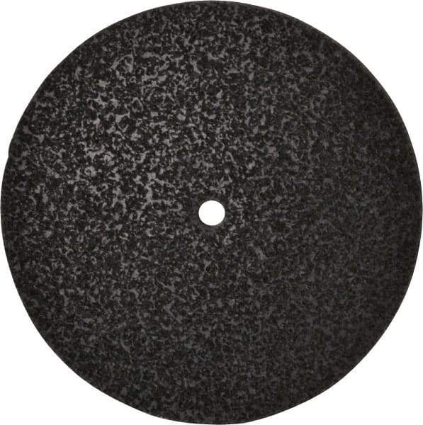 Brite Star - 4" Diam, 1/4" Face Width, 1/4" Center Hole, Fine Grade, Silicon Carbide Deburring Wheel - Unitized, Soft Density 2 Grade, 8,500 RPM - Industrial Tool & Supply