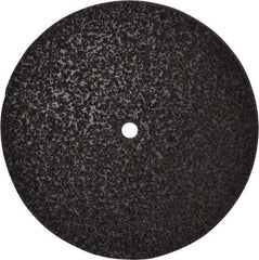 Brite Star - 4" Diam, 1/4" Face Width, 1/4" Center Hole, Fine Grade, Silicon Carbide Deburring Wheel - Unitized, Soft Density 2 Grade, 8,500 RPM - Industrial Tool & Supply