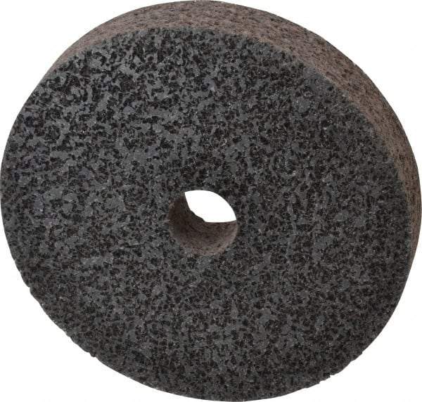 Brite Star - 6" Diam, 1" Face Width, 1" Center Hole, Medium Grade, Aluminum Oxide Deburring Wheel - Unitized, Soft Density 2 Grade, 5,000 RPM - Industrial Tool & Supply