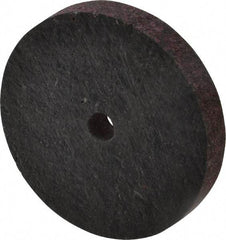 Brite Star - 2" Diam, 1/4" Face Width, 1/4" Center Hole, Medium Grade, Aluminum Oxide Deburring Wheel - Unitized, Hard Density 7 Grade, 22,100 RPM - Industrial Tool & Supply