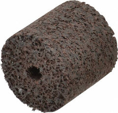 Brite Star - 1" Diam, 1" Face Width, 3/16" Center Hole, Fine Grade, Aluminum Oxide Deburring Wheel - Unitized, Medium Density 5 Grade, 35,100 RPM - Industrial Tool & Supply