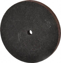Brite Star - 3" Diam, 1/4" Face Width, 1/4" Center Hole, Medium Grade, Aluminum Oxide Deburring Wheel - Unitized, Hard Density 7 Grade, 15,100 RPM - Industrial Tool & Supply
