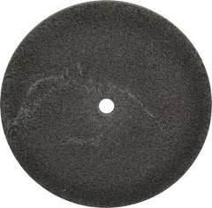 Brite Star - 6" Diam, 1/4" Face Width, 1/2" Center Hole, Fine Grade, Silicon Carbide Deburring Wheel - Unitized, Soft Density 2 Grade, 5,000 RPM - Industrial Tool & Supply