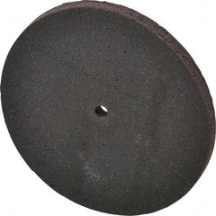Brite Star - 4" Diam, 1/4" Face Width, 1/4" Center Hole, Medium Grade, Aluminum Oxide Deburring Wheel - Unitized, Hard Density 7 Grade, 12,100 RPM - Industrial Tool & Supply