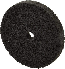 Brite Star - 2" Diam, 1/4" Face Width, 1/4" Center Hole, Fine Grade, Silicon Carbide Deburring Wheel - Unitized, Soft Density 2 Grade, 16,100 RPM - Industrial Tool & Supply