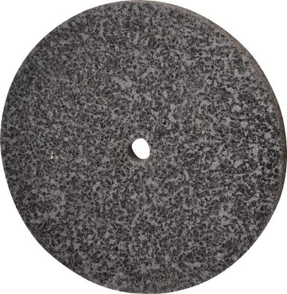 Brite Star - 6" Diam, 1/2" Face Width, 1/2" Center Hole, Medium Grade, Aluminum Oxide Deburring Wheel - Unitized, Soft Density 2 Grade, 5,000 RPM - Industrial Tool & Supply