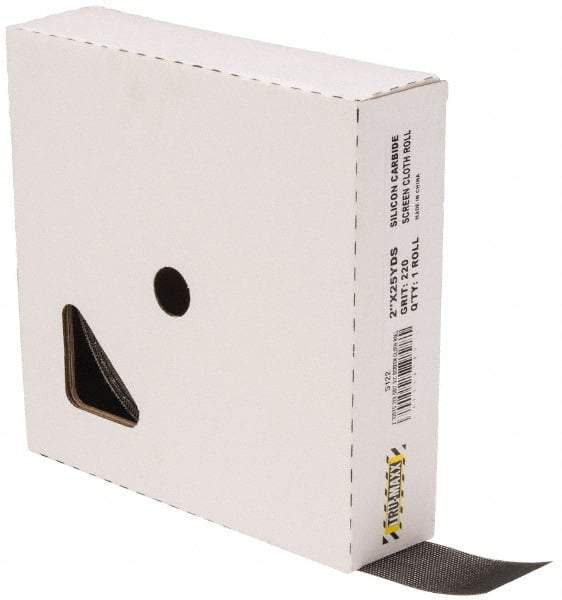 Tru-Maxx - 2" x 25 Yd 220 Grit Silicon Carbide Screen Roll - Fine Grade - Industrial Tool & Supply