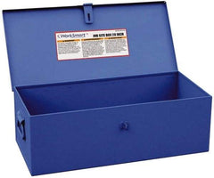 Value Collection - 28-5/16" Wide x 12-3/8" Deep x 11-1/8" High Job Site Welder's Box - Steel, Blue - Industrial Tool & Supply